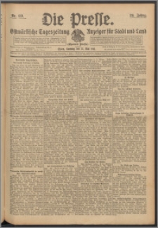 Die Presse 1911, Jg. 29, Nr. 119 Zweites Blatt, Drittes Blatt, Viertes Blatt, Fünftes Blatt