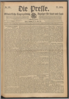 Die Presse 1911, Jg. 29, Nr. 120 Zweites Blatt, Drittes Blatt
