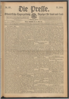 Die Presse 1911, Jg. 29, Nr. 123 Zweites Blatt, Drittes Blatt