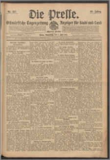 Die Presse 1911, Jg. 29, Nr. 127 Zweites Blatt, Drittes Blatt