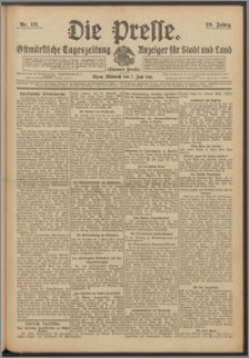 Die Presse 1911, Jg. 29, Nr. 131 Zweites Blatt, Drittes Blatt