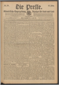 Die Presse 1911, Jg. 29, Nr. 140 Zweites Blatt, Drittes Blatt