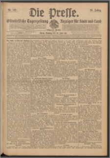 Die Presse 1911, Jg. 29, Nr. 142 Zweites Blatt, Drittes Blatt