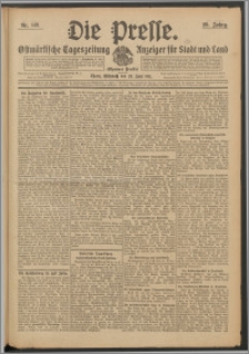 Die Presse 1911, Jg. 29, Nr. 149 Zweites Blatt, Drittes Blatt