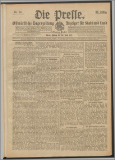 Die Presse 1911, Jg. 29, Nr. 151 Zweites Blatt, Drittes Blatt