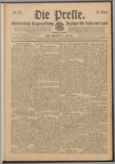 Die Presse 1911, Jg. 29, Nr. 161 Zweites Blatt, Drittes Blatt