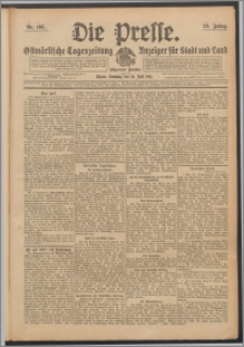 Die Presse 1911, Jg. 29, Nr. 165 Zweites Blatt, Drittes Blatt, Viertes Blatt
