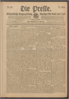Die Presse 1911, Jg. 29, Nr. 167 Zweites Blatt, Drittes Blatt