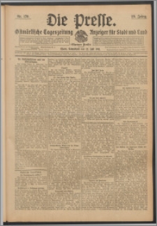 Die Presse 1911, Jg. 29, Nr. 170 Zweites Blatt, Drittes Blatt