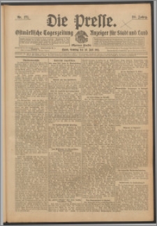 Die Presse 1911, Jg. 29, Nr. 171 Zweites Blatt, Drittes Blatt, Viertes Blatt