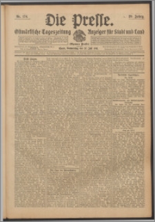 Die Presse 1911, Jg. 29, Nr. 174 Zweites Blatt, Drittes Blatt