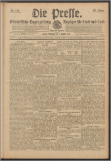 Die Presse 1911, Jg. 29, Nr. 178 Zweites Blatt, Drittes Blatt