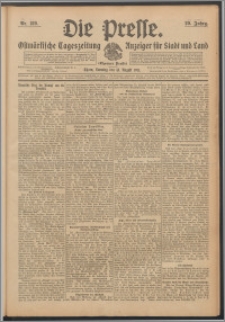 Die Presse 1911, Jg. 29, Nr. 189 Zweites Blatt, Drittes Blatt, Viertes Blatt