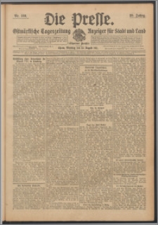 Die Presse 1911, Jg. 29, Nr. 190 Zweites Blatt, Drittes Blatt