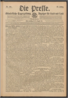 Die Presse 1911, Jg. 29, Nr. 193 Zweites Blatt, Drittes Blatt