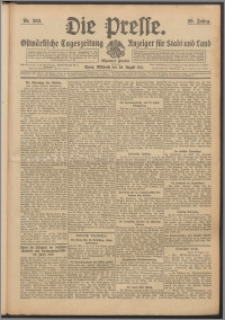 Die Presse 1911, Jg. 29, Nr. 203 Zweites Blatt, Drittes Blatt