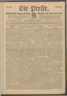 Die Presse 1911, Jg. 29, Nr. 204 Zweites Blatt, Drittes Blatt