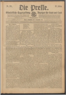 Die Presse 1911, Jg. 29, Nr. 206 Zweites Blatt, Drittes Blatt