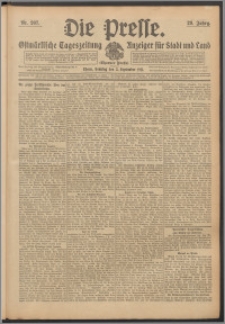 Die Presse 1911, Jg. 29, Nr. 207 Zweites Blatt, Drittes Blatt, Viertes Blatt, Fünftes Blatt