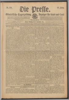 Die Presse 1911, Jg. 29, Nr. 208 Zweites Blatt, Drittes Blatt
