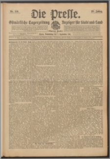 Die Presse 1911, Jg. 29, Nr. 210 Zweites Blatt, Drittes Blatt