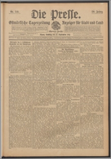 Die Presse 1911, Jg. 29, Nr. 219 Zweites Blatt, Drittes Blatt, Viertes Blatt, Fünftes Blatt