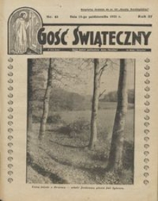 Gość Świąteczny 1933.10.15 R. XXXVII nr 41