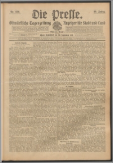 Die Presse 1911, Jg. 29, Nr. 230 Zweites Blatt, Drittes Blatt, Viertes Blatt
