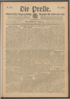 Die Presse 1911, Jg. 29, Nr. 234 Zweites Blatt, Drittes Blatt, Viertes Blatt