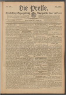 Die Presse 1911, Jg. 29, Nr. 237 Zweites Blatt, Drittes Blatt, Viertes Blatt, Fünftes Blatt