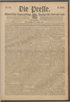 Die Presse 1911, Jg. 29, Nr. 244 Zweites Blatt, Drittes Blatt, Viertes Blatt