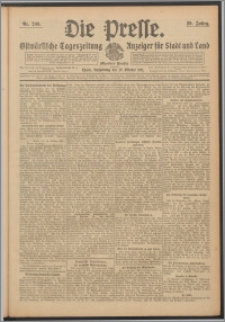 Die Presse 1911, Jg. 29, Nr. 246 Zweites Blatt, Drittes Blatt