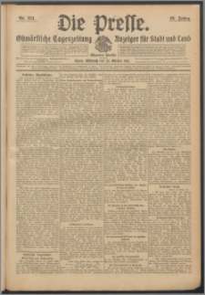 Die Presse 1911, Jg. 29, Nr. 251 Zweites Blatt, Drittes Blatt