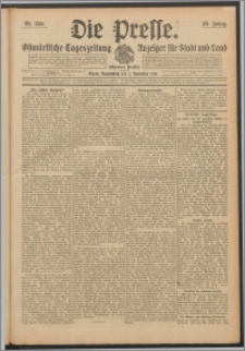 Die Presse 1911, Jg. 29, Nr. 258 Zweites Blatt, Drittes Blatt, Viertes Blatt