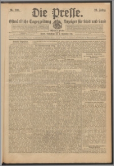 Die Presse 1911, Jg. 29, Nr. 260 Zweites Blatt, Drittes Blatt