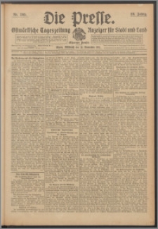 Die Presse 1911, Jg. 29, Nr. 269 Zweites Blatt, Drittes Blatt