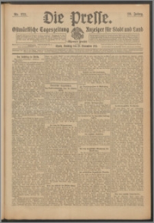Die Presse 1911, Jg. 29, Nr. 273 Zweites Blatt, Drittes Blatt, Viertes Blatt, Fünftes Blatt