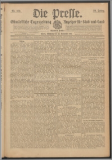 Die Presse 1911, Jg. 29, Nr. 275 Zweites Blatt, Drittes Blatt, Viertes Blatt