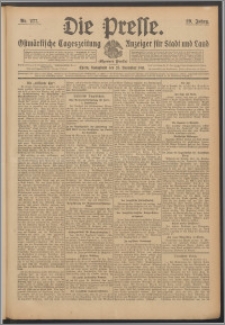 Die Presse 1911, Jg. 29, Nr. 277 Zweites Blatt, Drittes Blatt