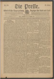 Die Presse 1911, Jg. 29, Nr. 295 Zweites Blatt, Drittes Blatt