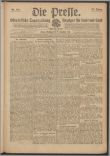 Die Presse 1911, Jg. 29, Nr. 297 Zweites Blatt, Drittes Blatt, Viertes Blatt