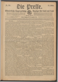 Die Presse 1911, Jg. 29, Nr. 302 Zweites Blatt, Drittes Blatt, Viertes Blatt, Fünftes Blatt
