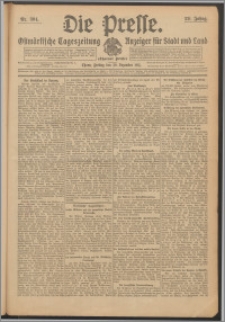 Die Presse 1911, Jg. 29, Nr. 304 Zweites Blatt, Drittes Blatt