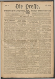 Die Presse 1912, Jg. 30, Nr. 17 Zweites Blatt, Drittes Blatt, Viertes Blatt