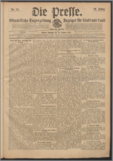 Die Presse 1912, Jg. 30, Nr. 23 Zweites Blatt, Drittes Blatt, Viertes Blatt