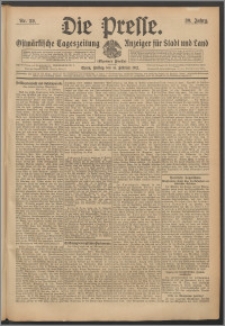 Die Presse 1912, Jg. 30, Nr. 39 Zweites Blatt, Drittes Blatt