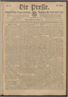 Die Presse 1912, Jg. 30, Nr. 41 Zweites Blatt, Drittes Blatt, Viertes Blatt