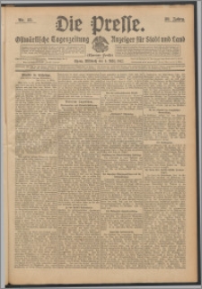 Die Presse 1912, Jg. 30, Nr. 55 Zweites Blatt, Drittes Blatt