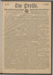 Die Presse 1912, Jg. 30, Nr. 134 Zweites Blatt, Drittes Blatt