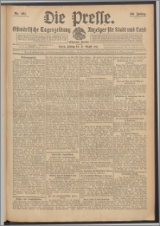 Die Presse 1912, Jg. 30, Nr. 191 Zweites Blatt, Drittes Blatt